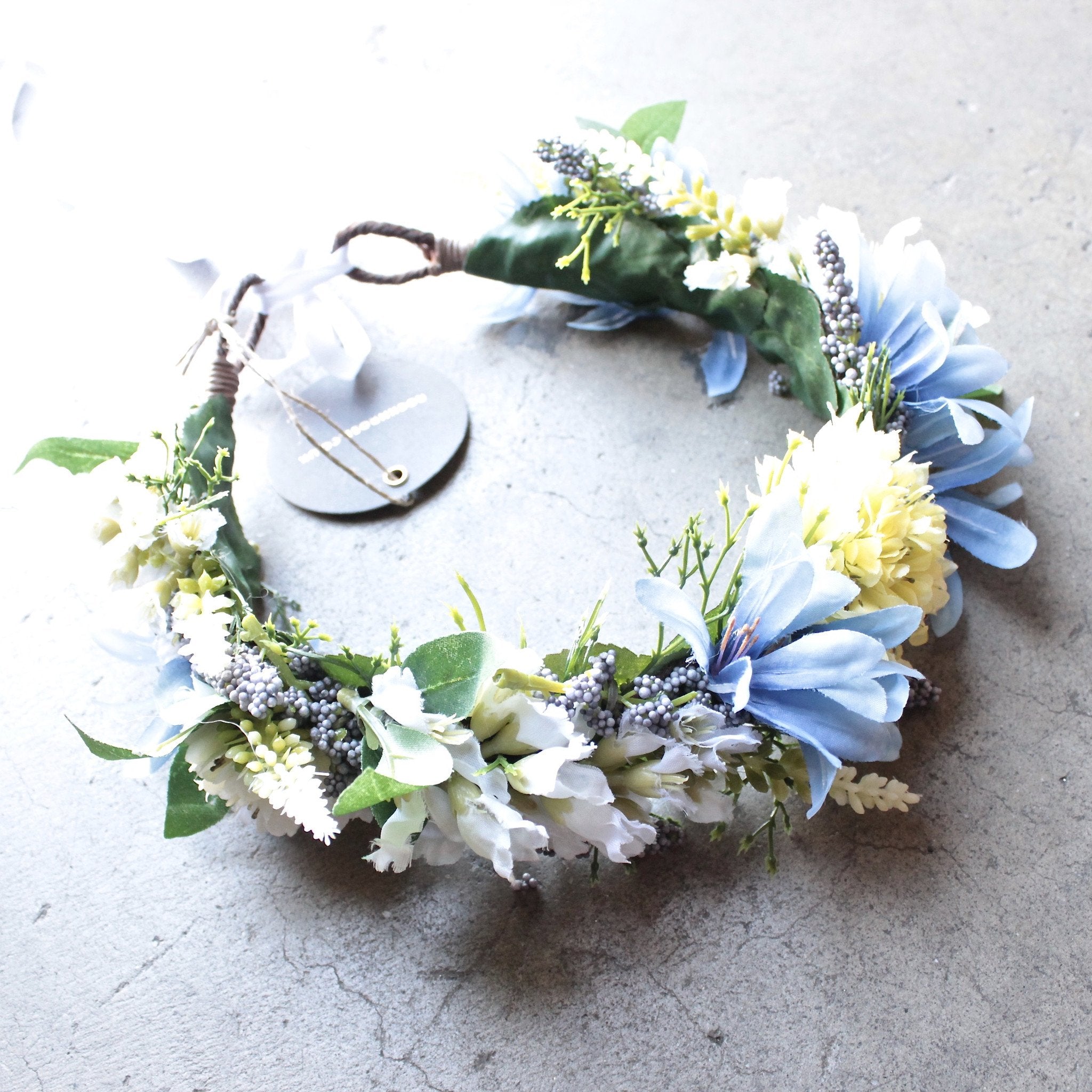 Final Sale - Rock N Rose - Cambridge Handmade Floral Meadow Crown Headband