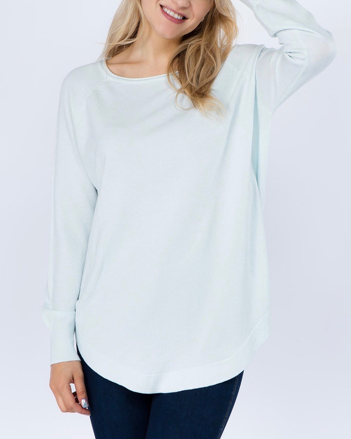 Dreamers - Shirttail Hem Sweater in More Colors