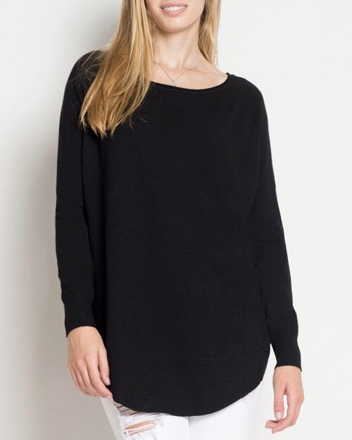 Dreamers - Shirttail Hem Sweater in More Colors