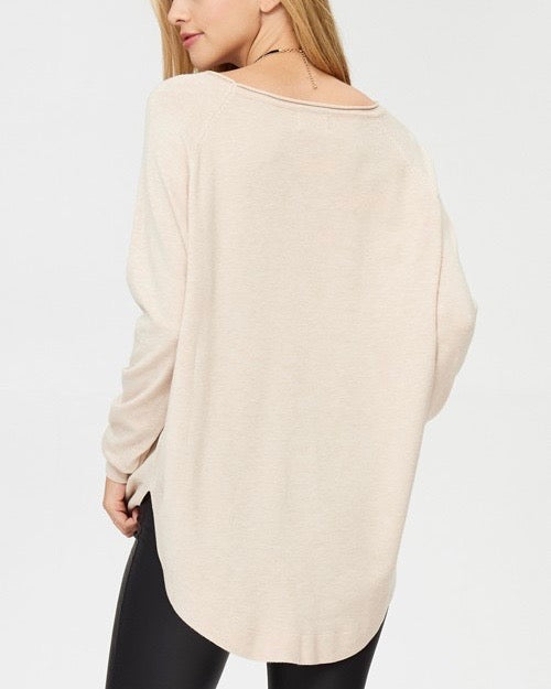 Dreamers - Shirttail Hem Sweater in More Colors