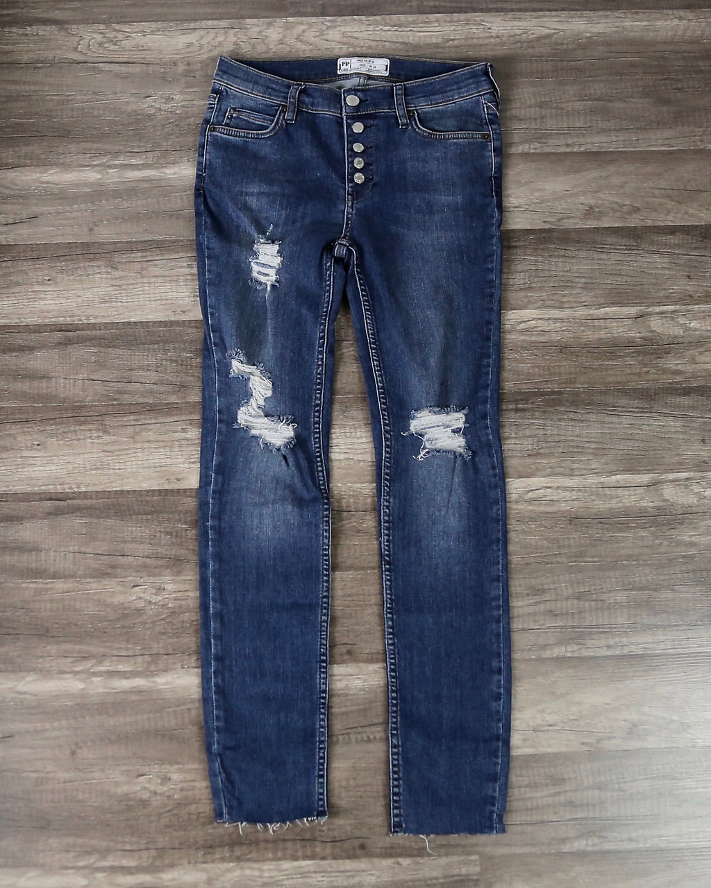 Reagan button sales front jean