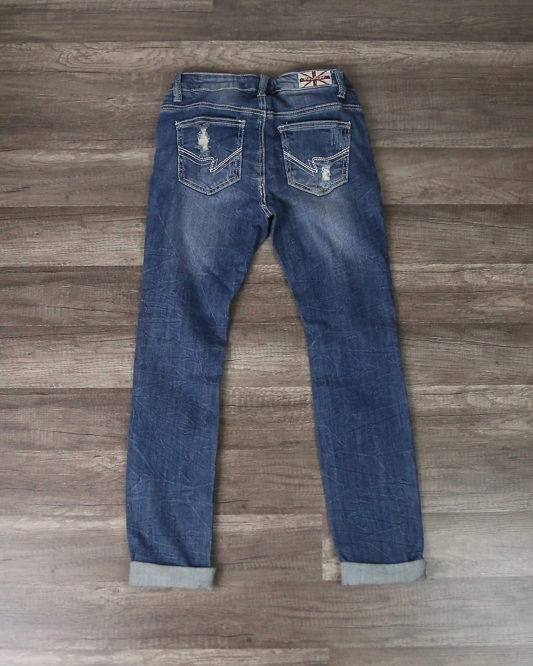 7th Street Distressed Skinny Denim Jeans