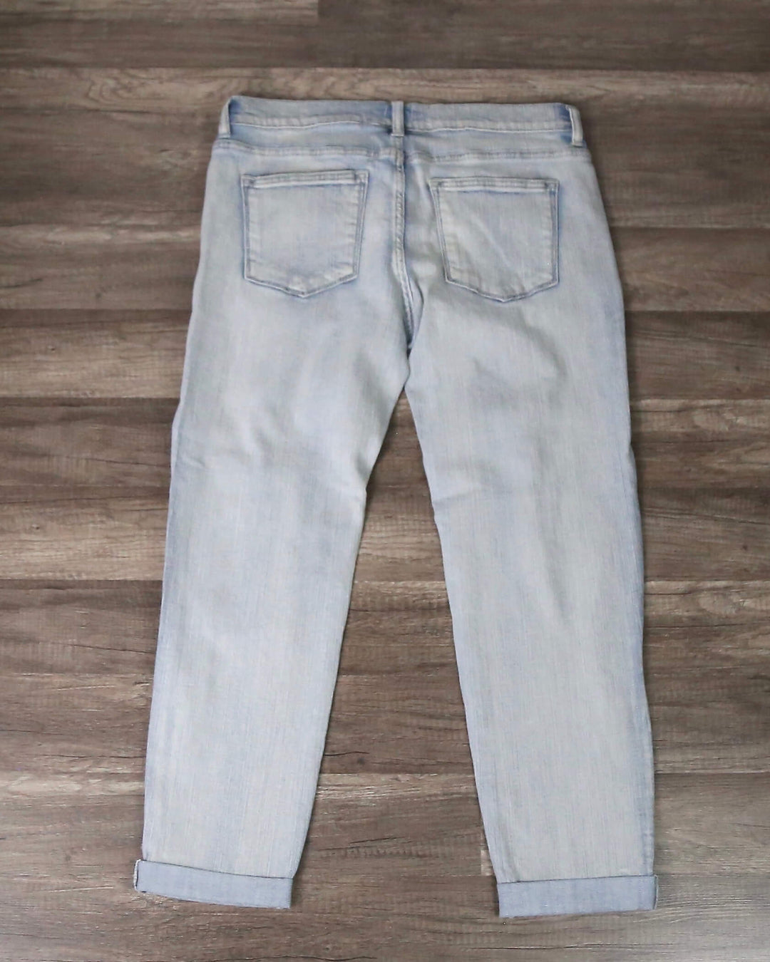 Jennifer Light Wash Destroyed Boyfriend Jeans