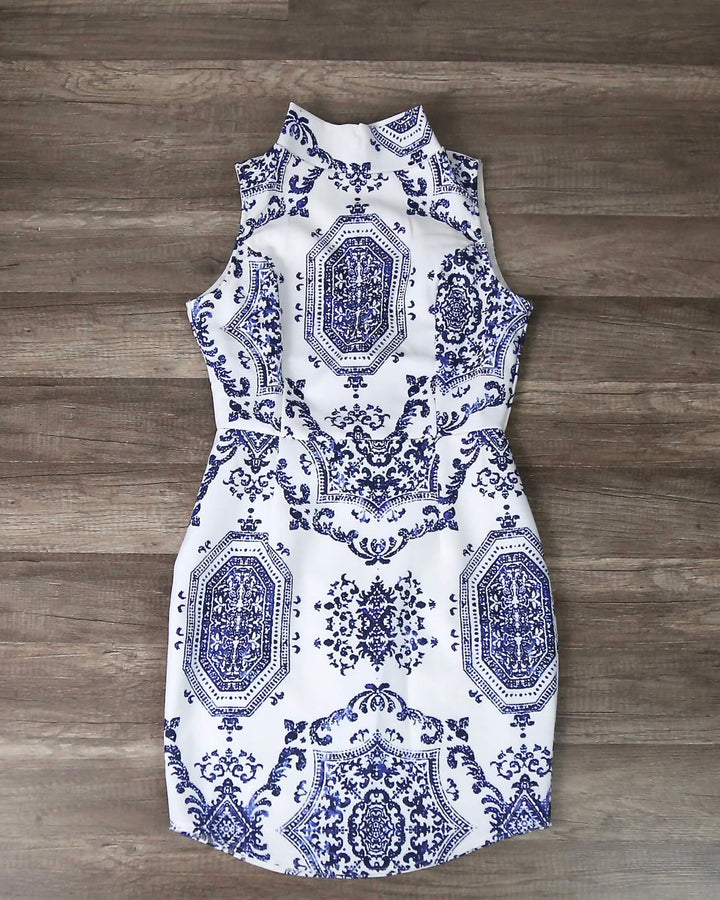 Oh So Fine! Porcelain Print Dress