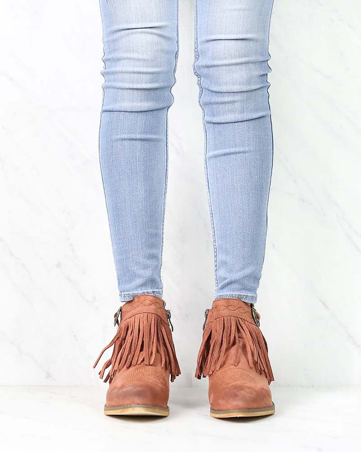 Fringe Boho Ankle Booties in More Colors