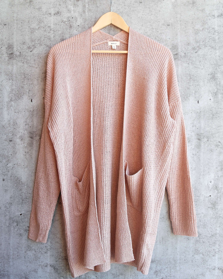 Dreamers - Lightweight Open Front Cardigan in More Colors