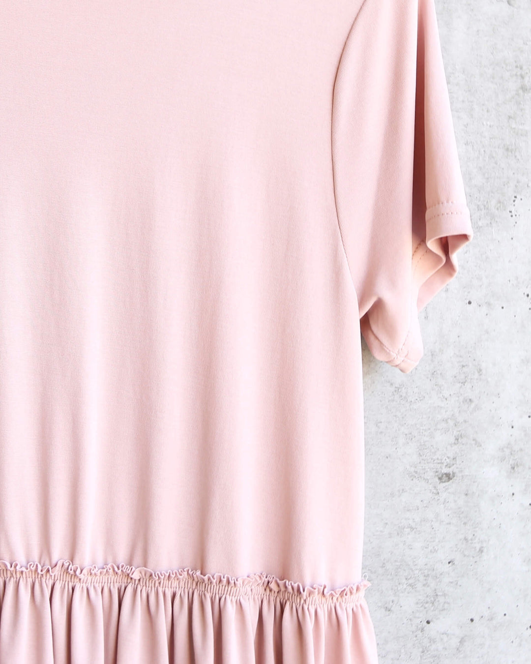 Dreamers - Dainty Peplum Top in Pink