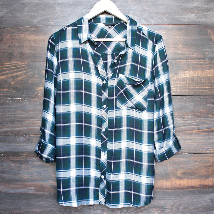 working at the rails button up plaid shirt (more colors) - shophearts - 1