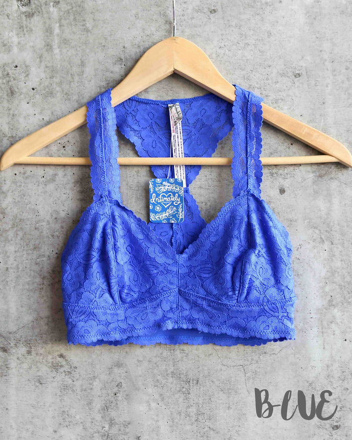 Free People - Intimately FP - Galloon Lace Racerback Bralette in More Colors