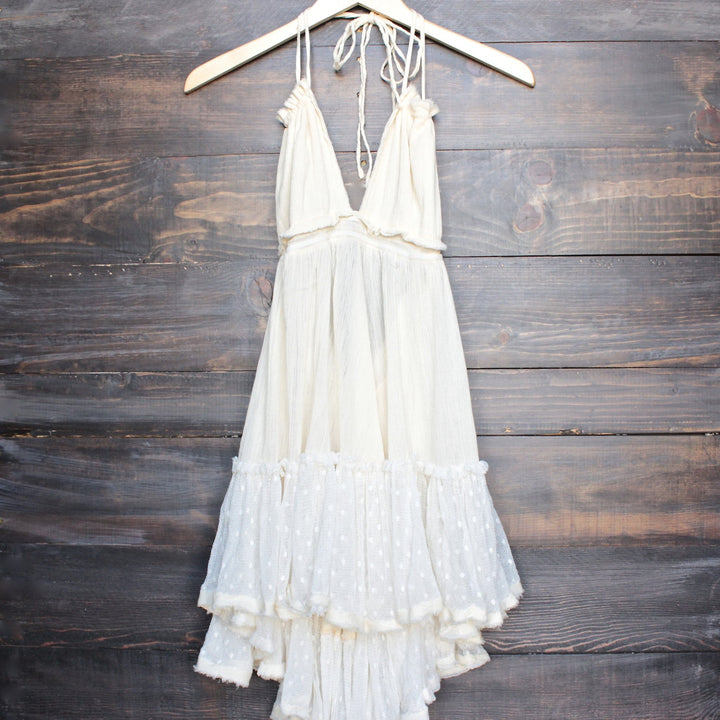 eternal grace crinkle gauze halter dress - shophearts - 1