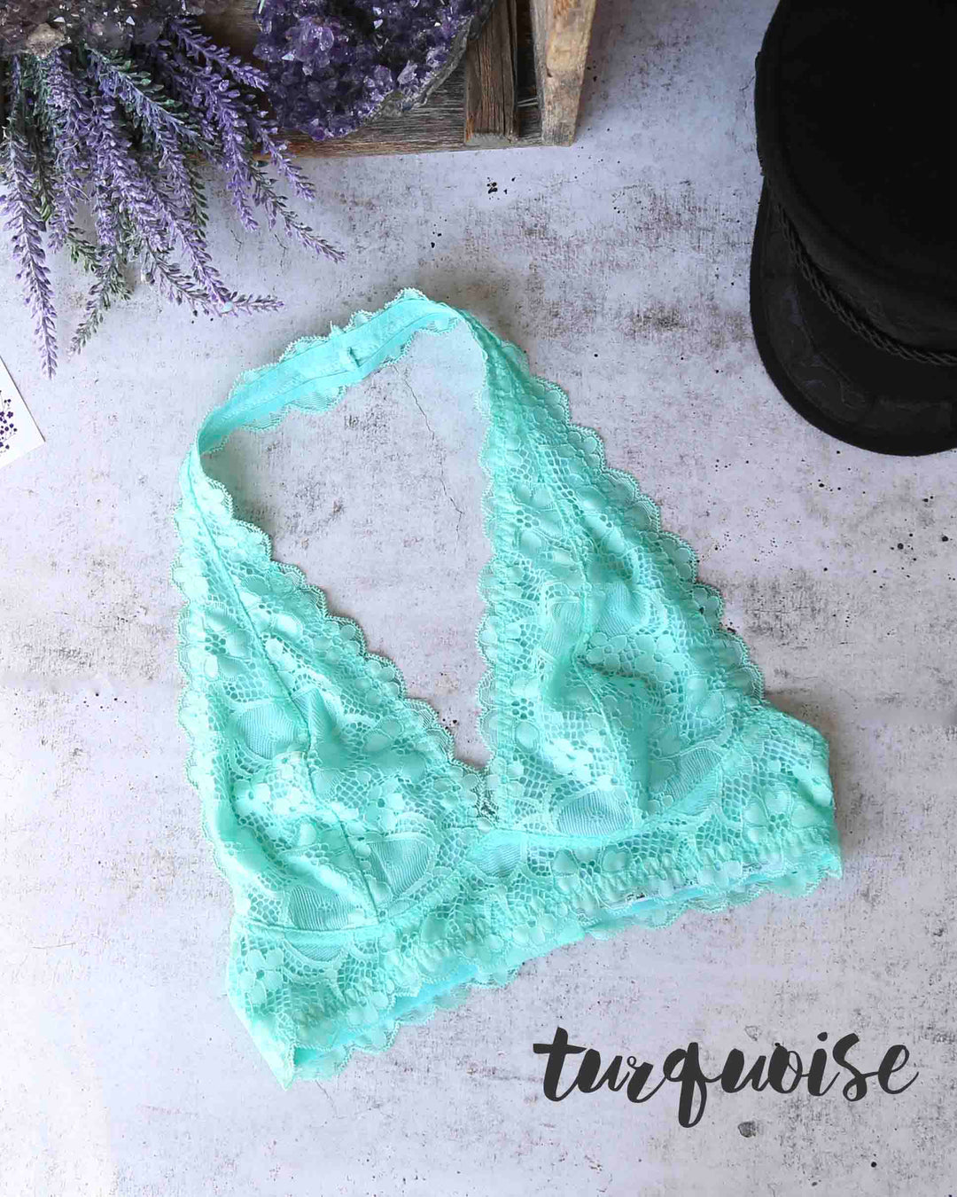 Free People - Intimately FP - Galloon Lace Halter Bralette in More Colors