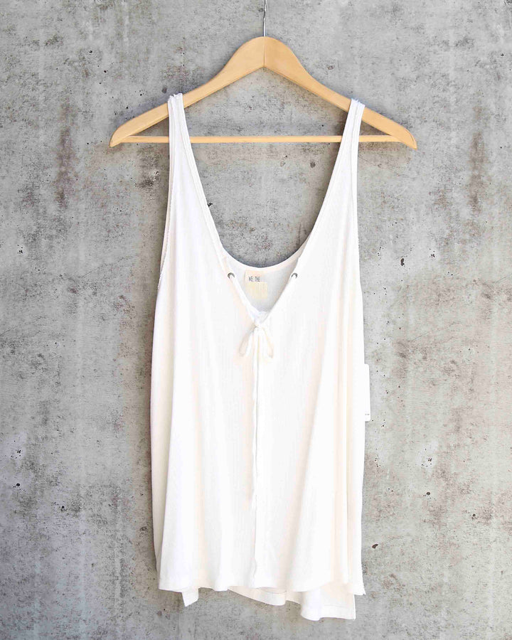 Free People - Scarlett Tank in Ivory