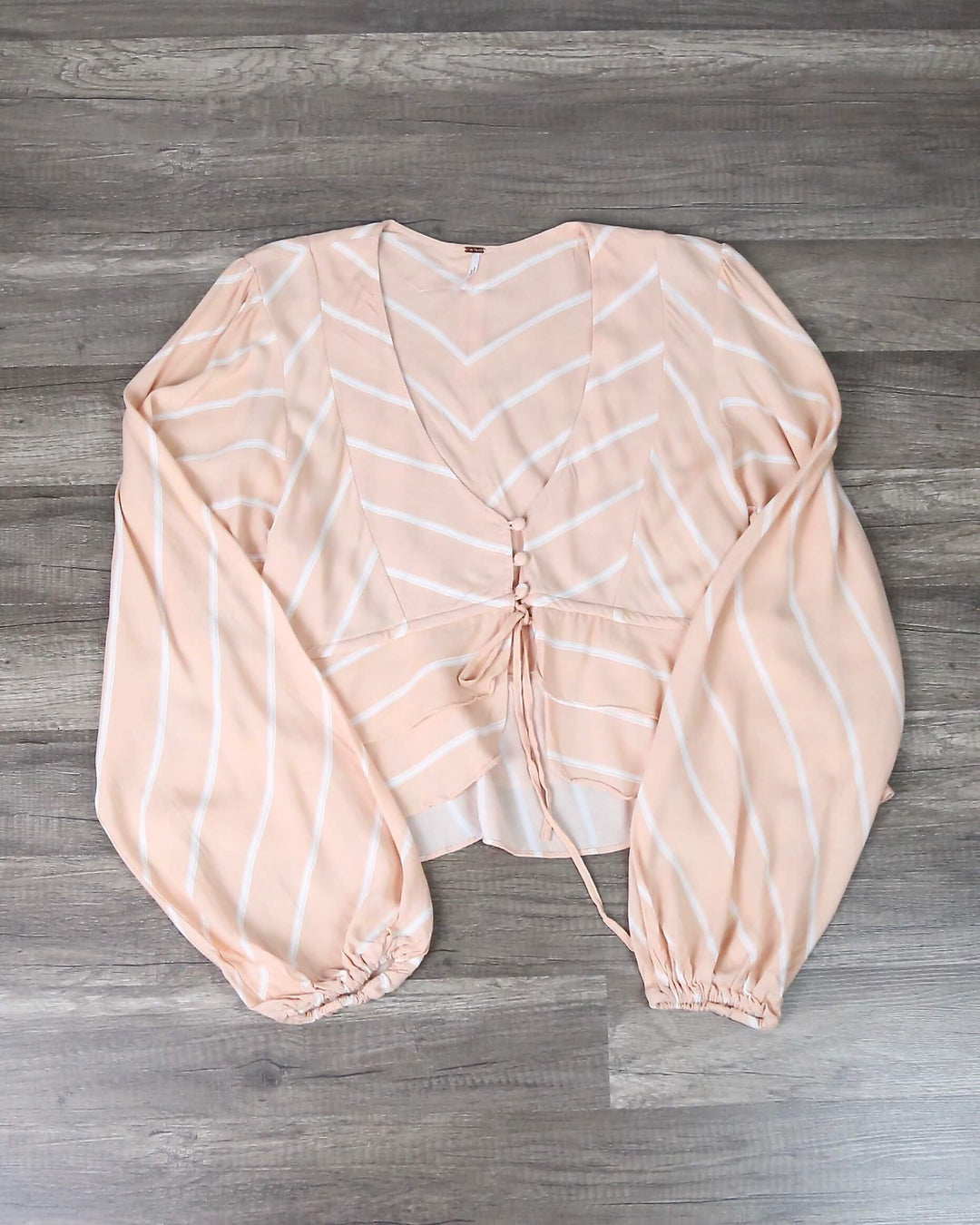 Free People - Samifran Ruffled Top - Peach