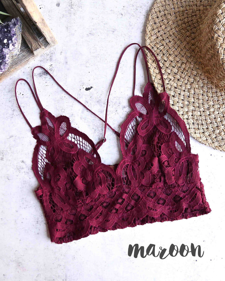 Free People - FP ONE Adella Crochet Lace Bralette in More Colors