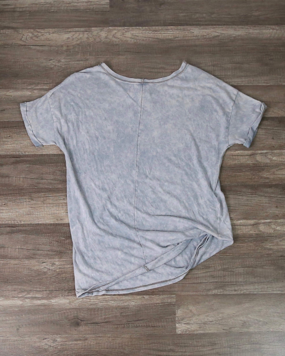 Blu Pepper - Oversize Tee in Vintage Wash/Blue