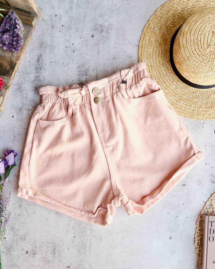 Reverse - Pink Denim Shorts