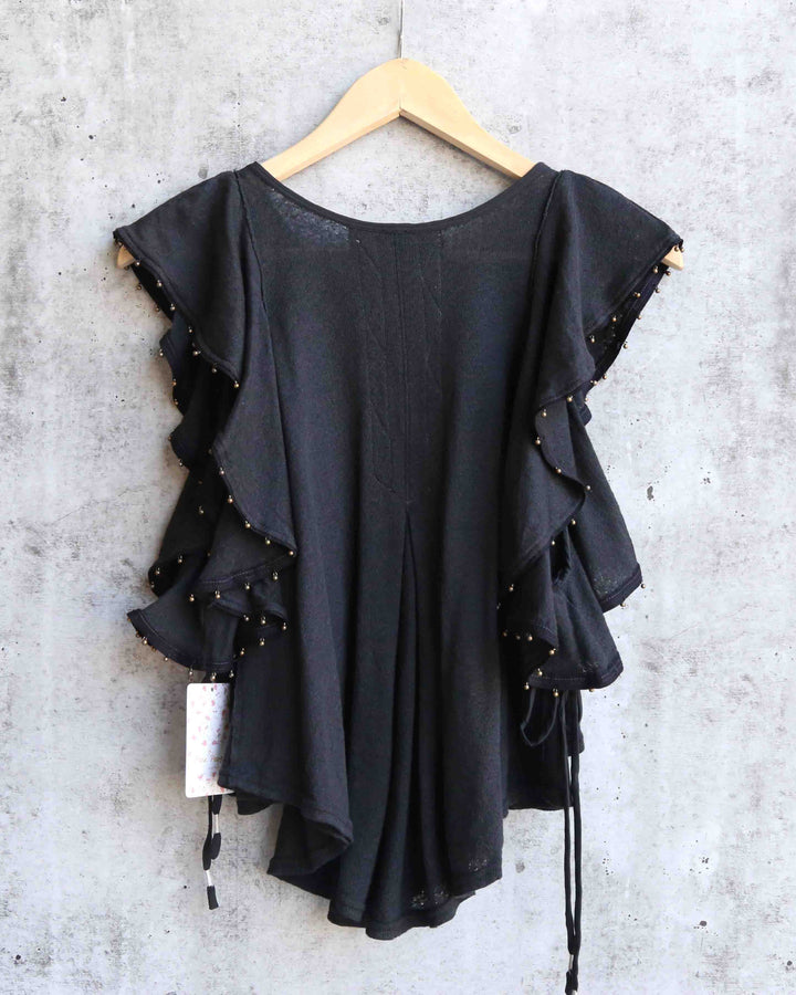 Free People - Tiny Bells Tank Top in Black