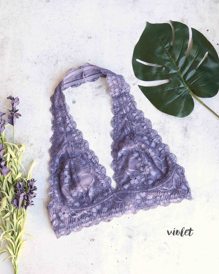 Free People - Intimately FP - Galloon Lace Halter Bralette in More Colors