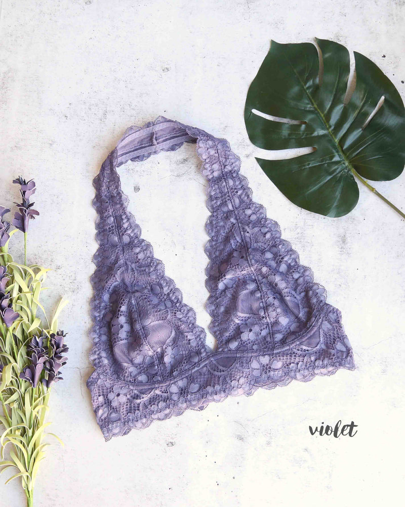 Free People NWOT intimately lavender strappy bralette Purple Size