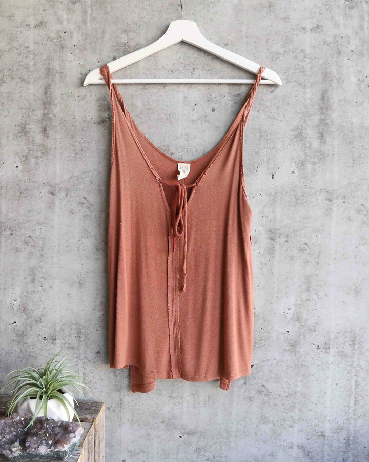 Free People - Scarlett Tank in Cedar