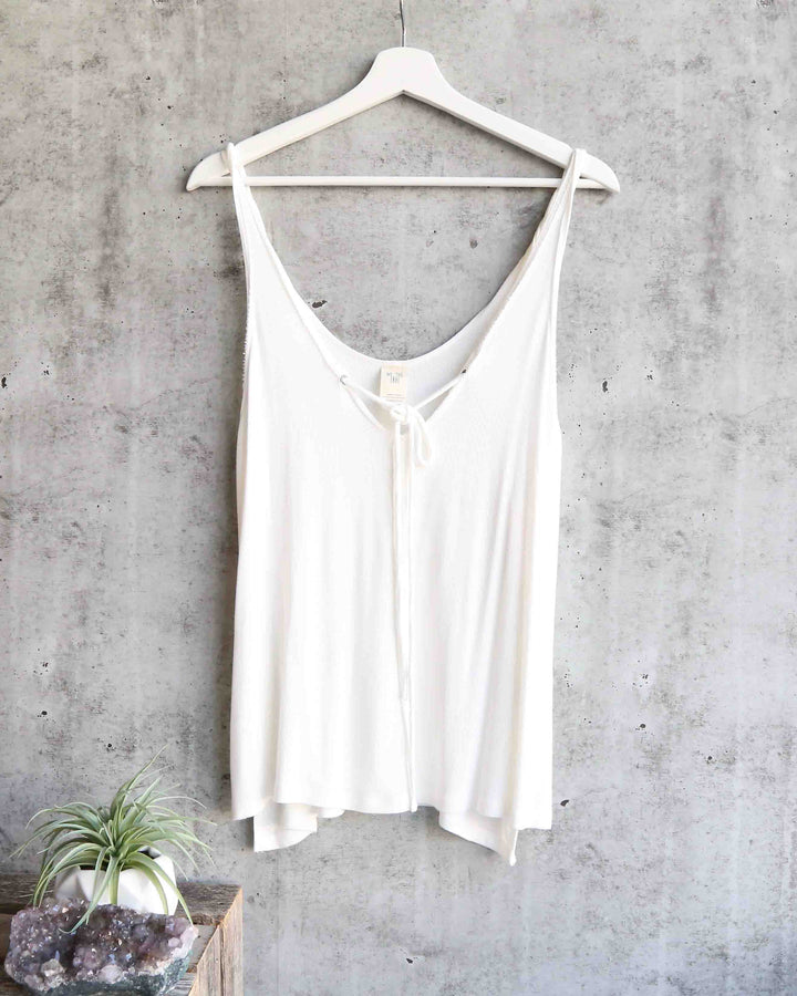 Free People - Scarlett Tank in Ivory