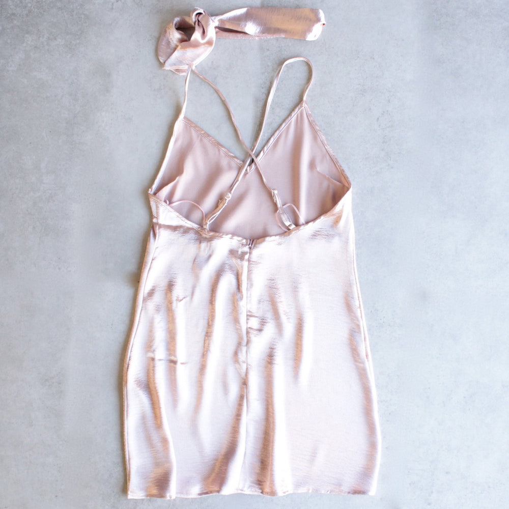 reverse - choker slip dress - light pink - shophearts - 3