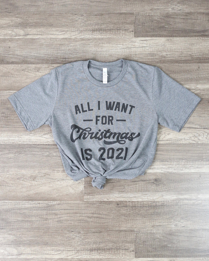 Distracted - All I Want For Christmas is 2021 in Grey