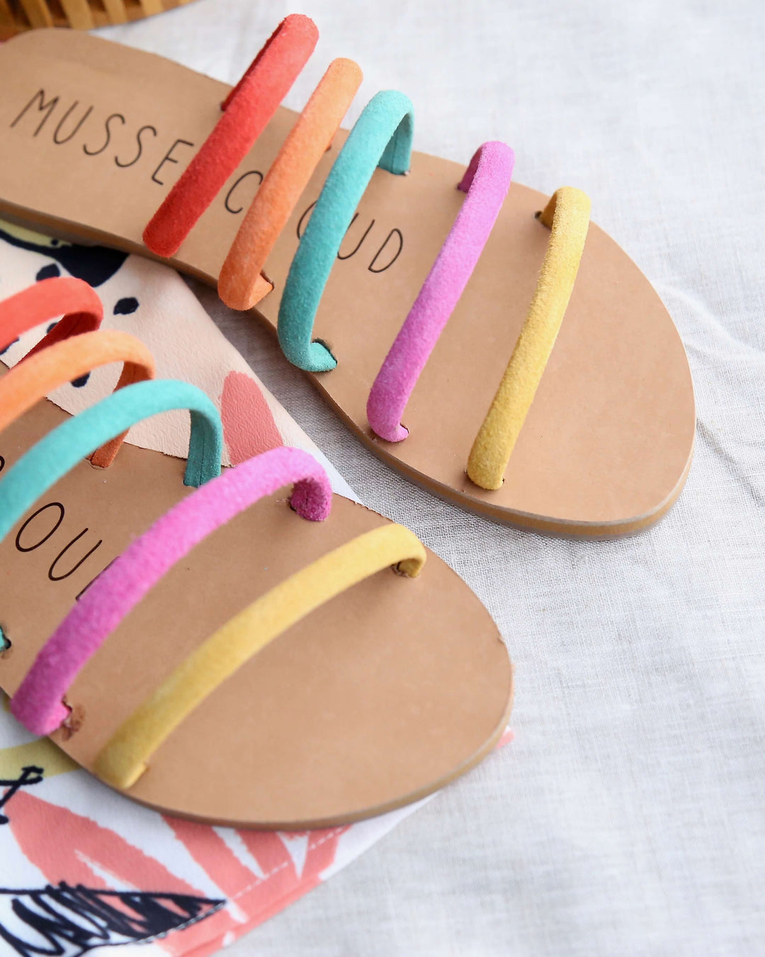 Musse & Cloud - Jazzy Slip On Sandals in Multi