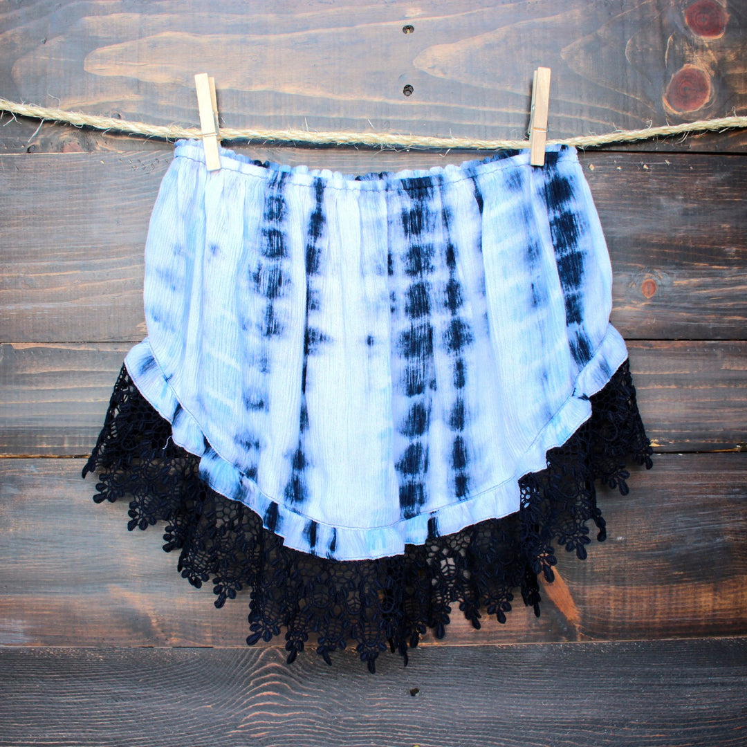 sale - festival ready boho chic tie dye crop top - shophearts - 1