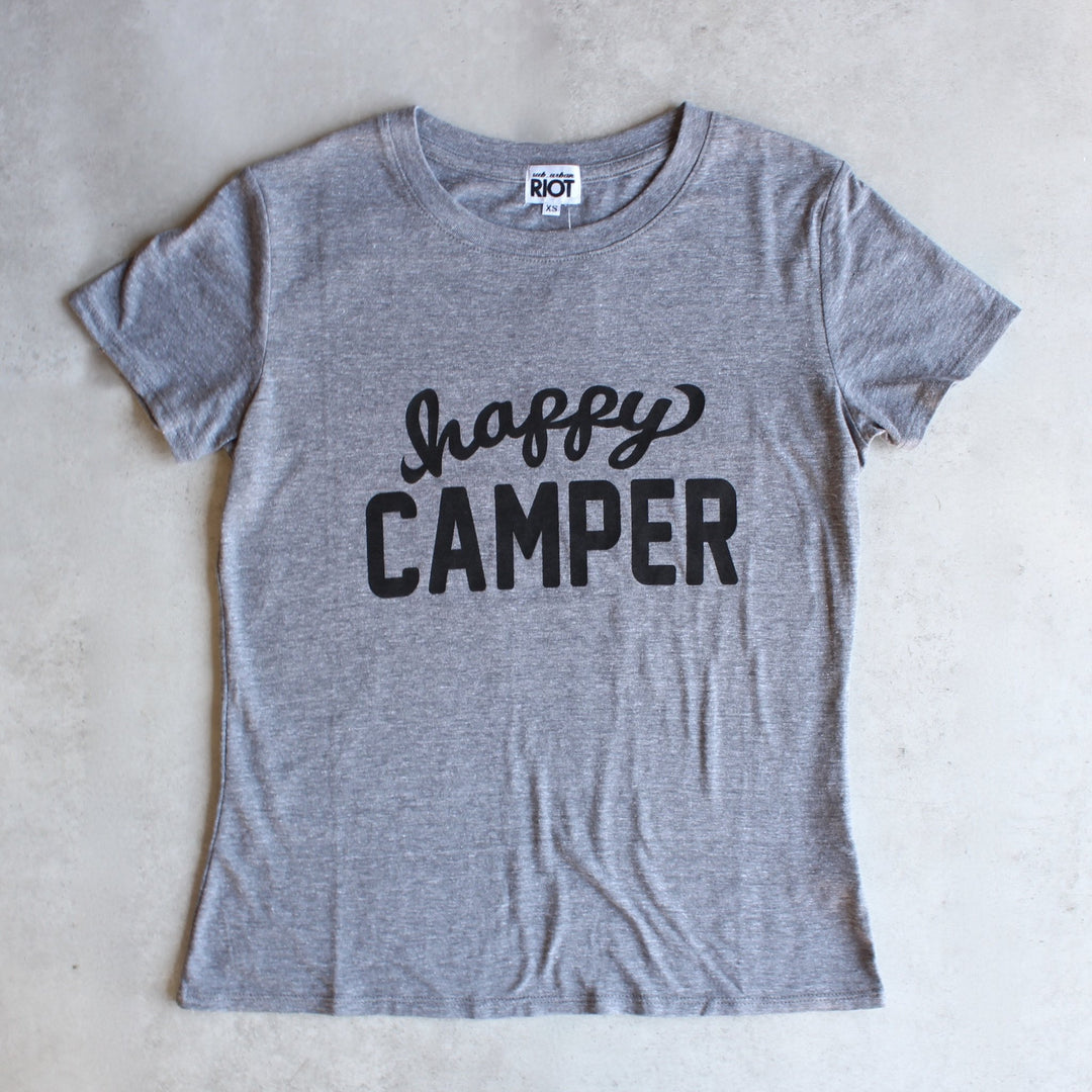 sub_urban riot - happy camper bp loose crew neck tee - heather grey - shophearts - 1