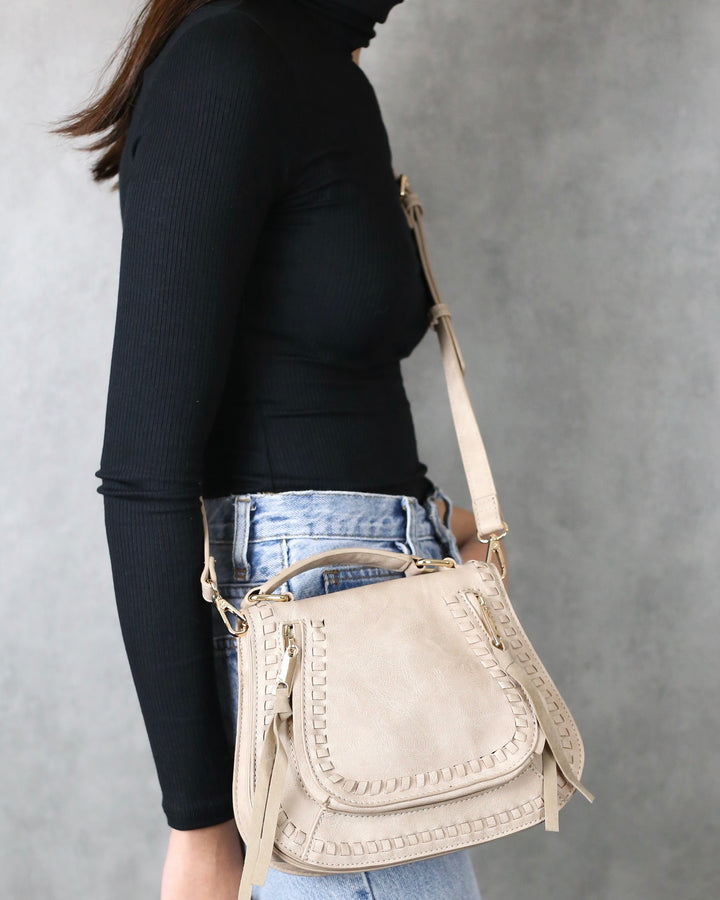 Stylish Khloe Crossbody Vegan Leather Bag - More Colors