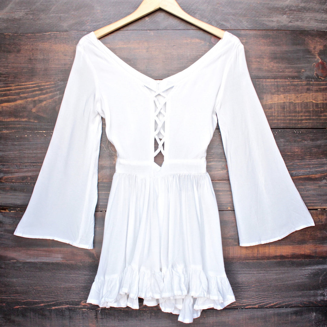 Lioness by the sea gypsy romper in white - shophearts - 1