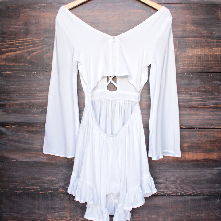 Lioness by the sea gypsy romper in white - shophearts - 2