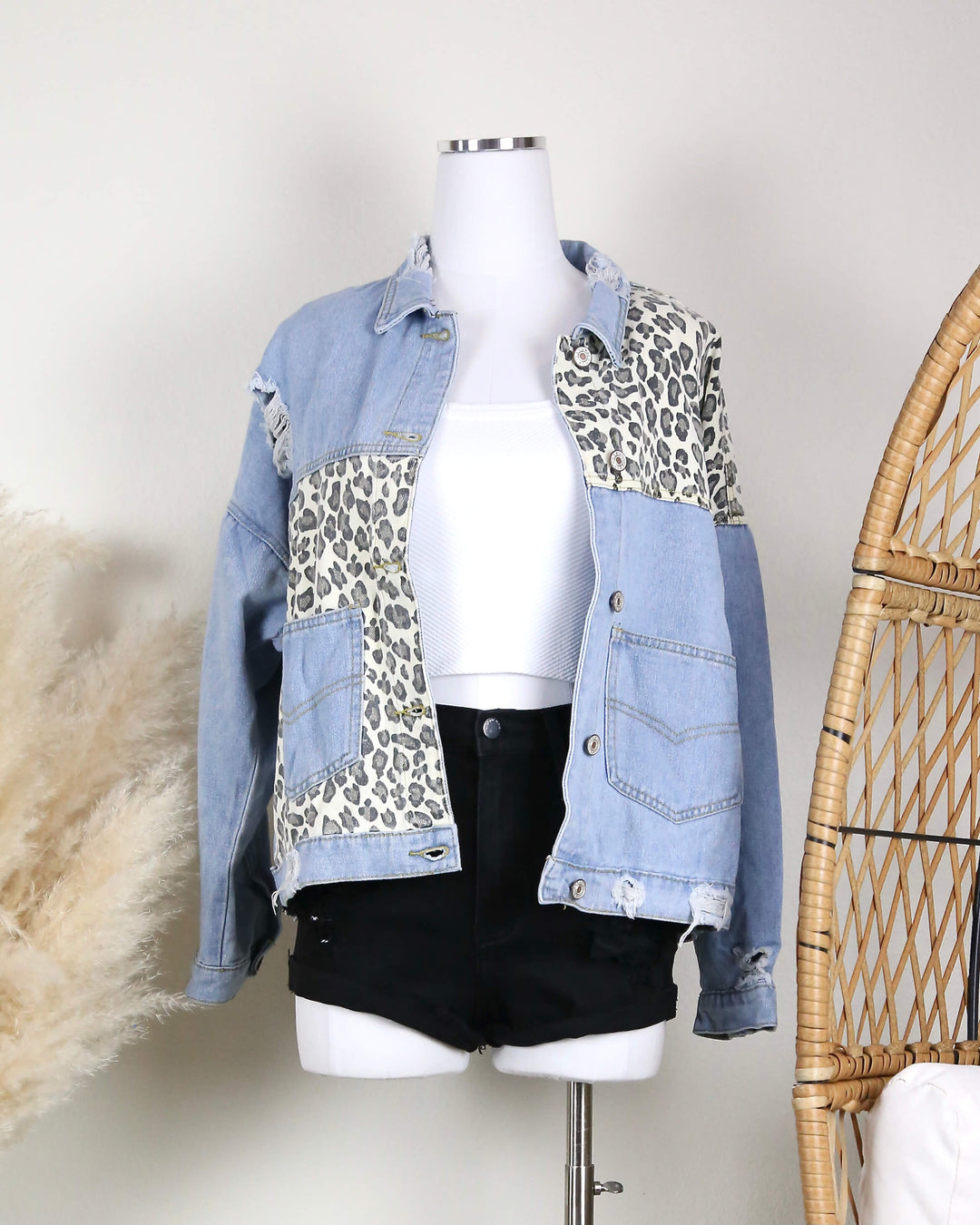 No Excuses Denim Jacket in Blue