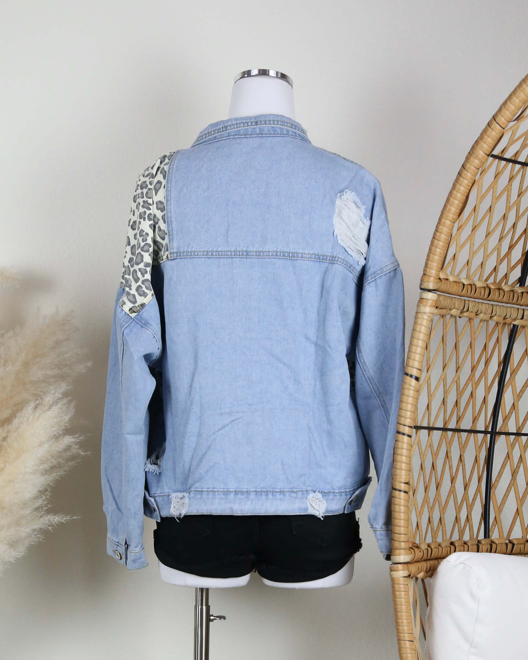 No Excuses Denim Jacket in Blue