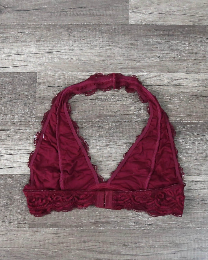 Magic Hour Halter Lace Bralette in More Colors