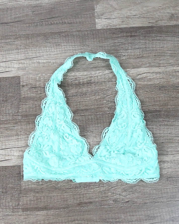 Magic Hour Halter Lace Bralette in More Colors