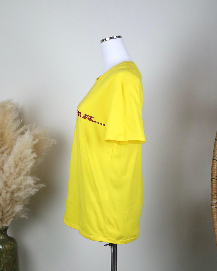 Motel - Hate Mail Oversized Basic Tee in Yellow