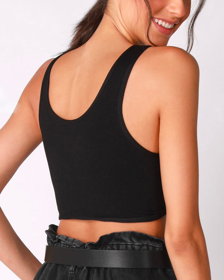 Riley Reversible Twist Crop Top in More Colors