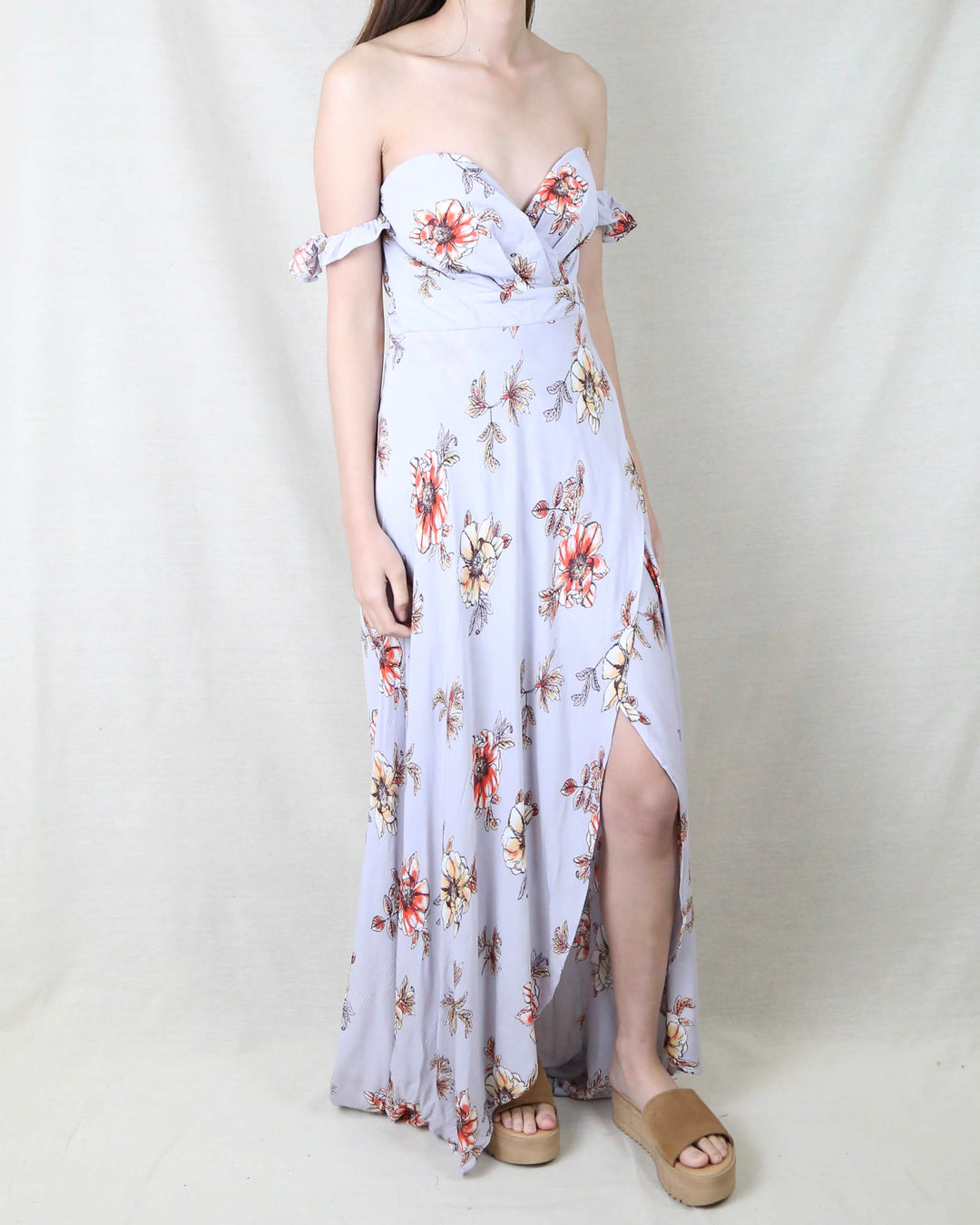 Paper Hearts - Perfect Off The Shoulder Maxi Dress