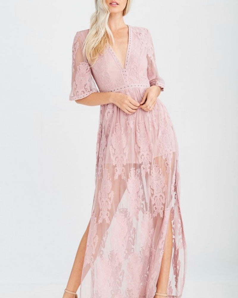 As You Wish Embroidered Maxi Dress in More Colors – Shop Hearts