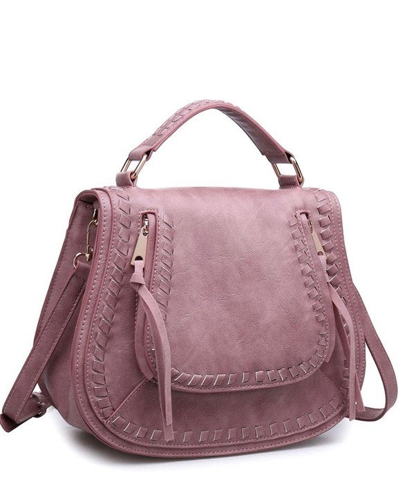 Stylish Khloe Crossbody Vegan Leather Bag - More Colors