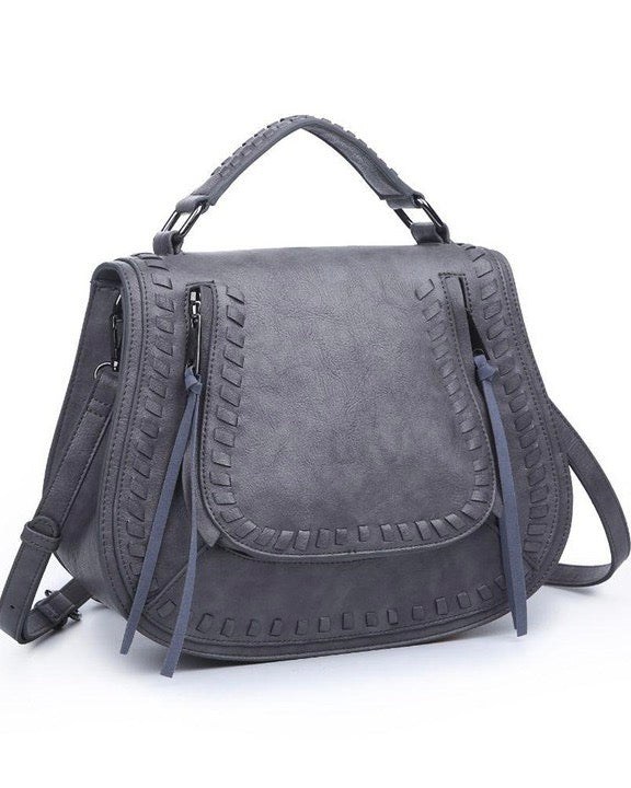 Stylish Khloe Crossbody Vegan Leather Bag - More Colors