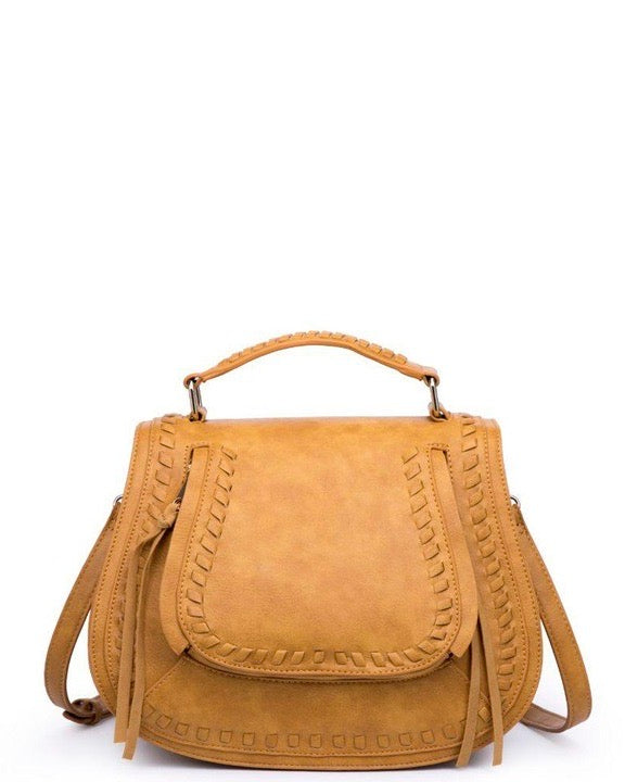 Stylish Khloe Crossbody Vegan Leather Bag - More Colors