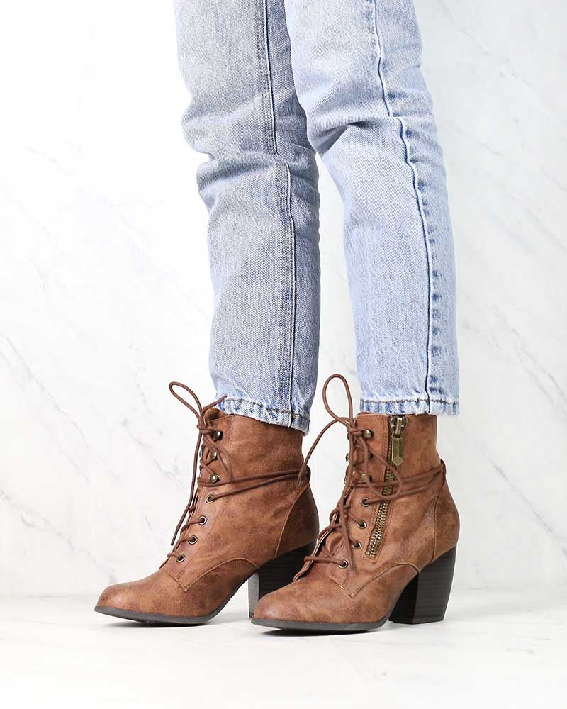 High Road Suede Heel Ankle Boots in More Colors