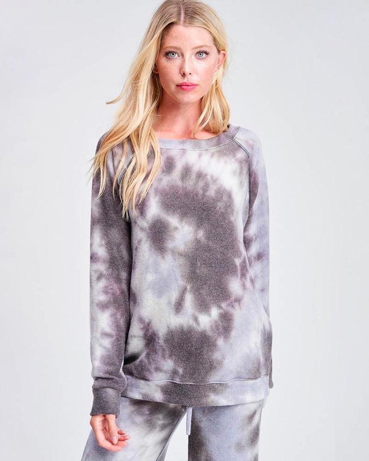 Tie Dye Print Sleep Lounge Wear Set - More Colors