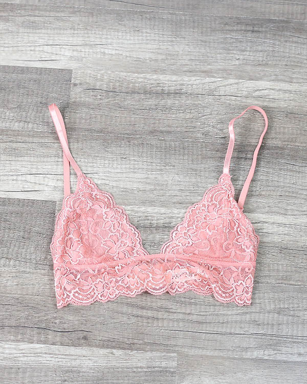 Triangle Lace Bralette in More Colors