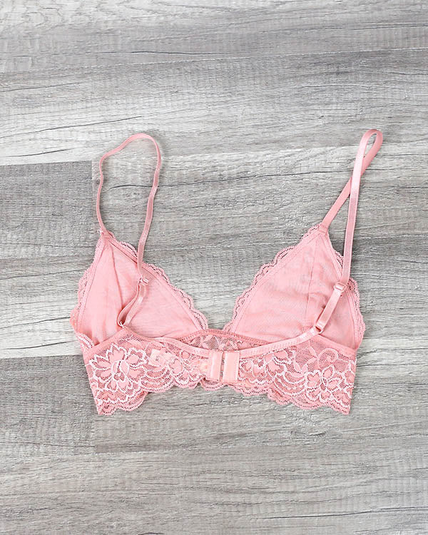 Triangle Lace Bralette in More Colors