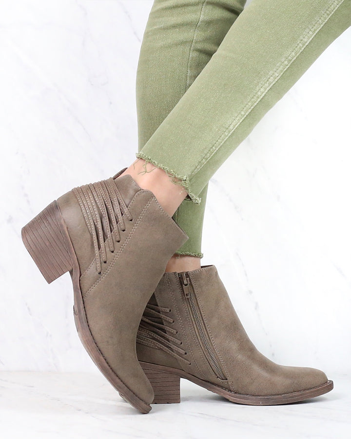 Very Volatile - Merrick Lace Back Booties in More Colors