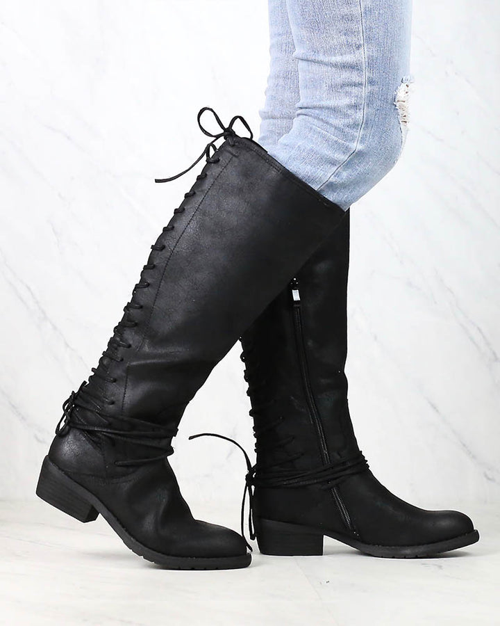 Very Volatile - Miraculous Knee High Zip Boot in More Colors